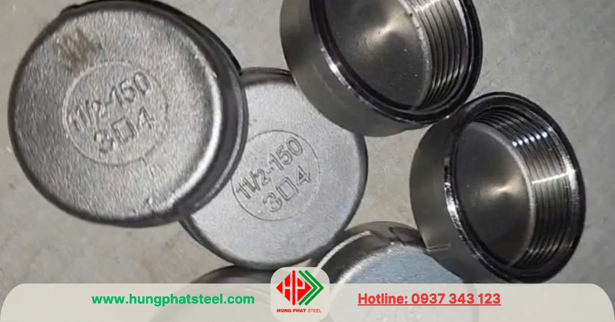 Nắp Bịt Ren INOX DN40 (D49)