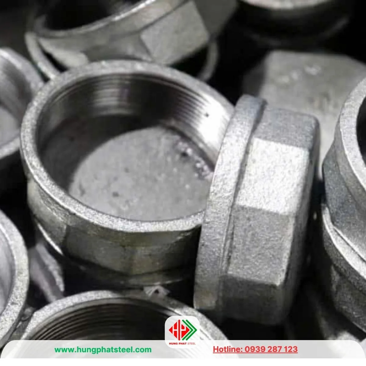 Nắp Bịt Ren Mạ Kẽm DN100 (D114)