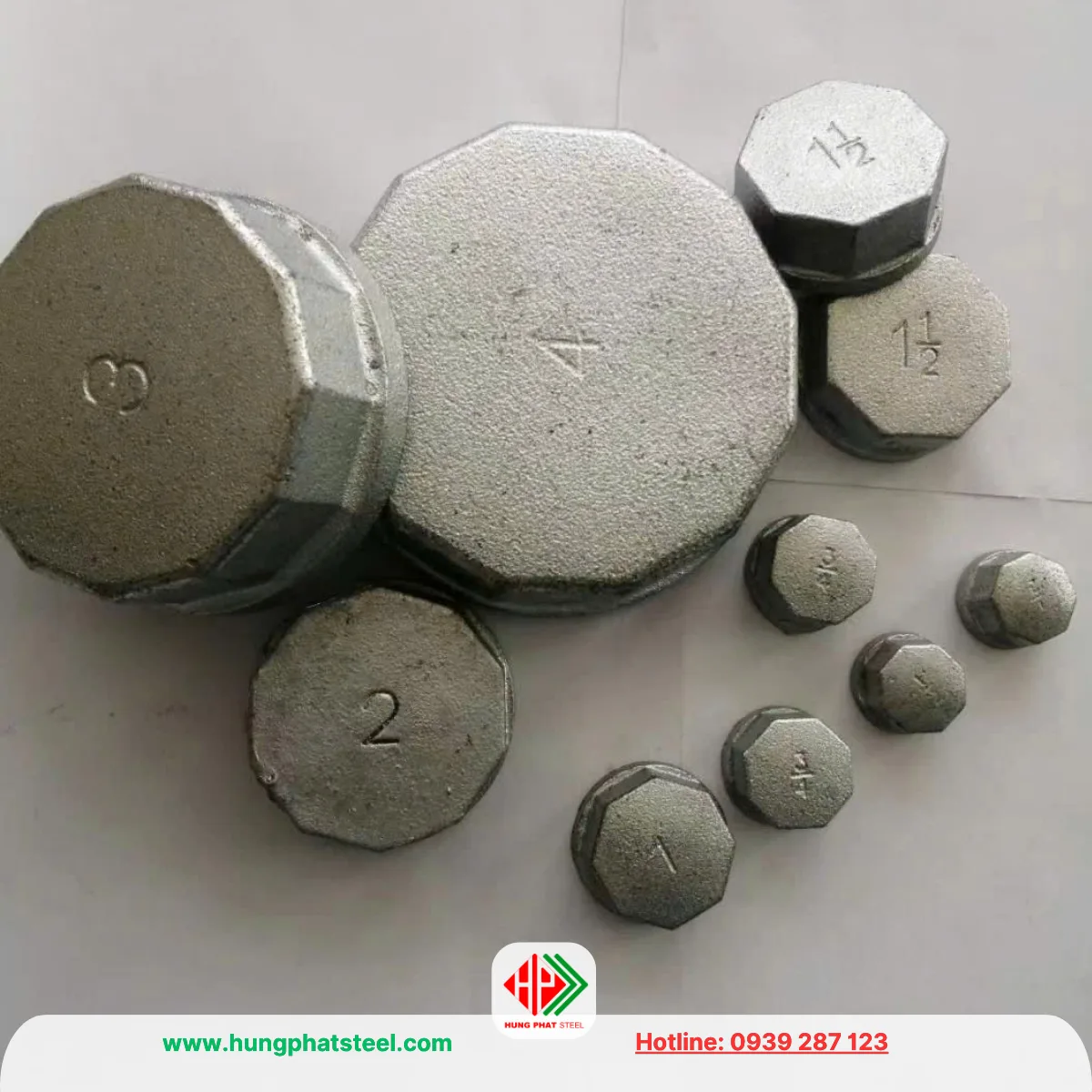 Nắp Bịt Ren Mạ Kẽm DN100 (D114)