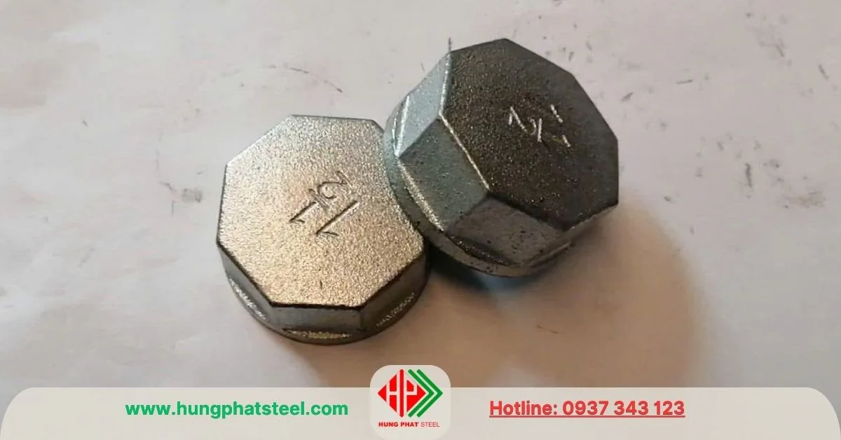Nắp Bịt Ren Mạ Kẽm DN40 (D49)