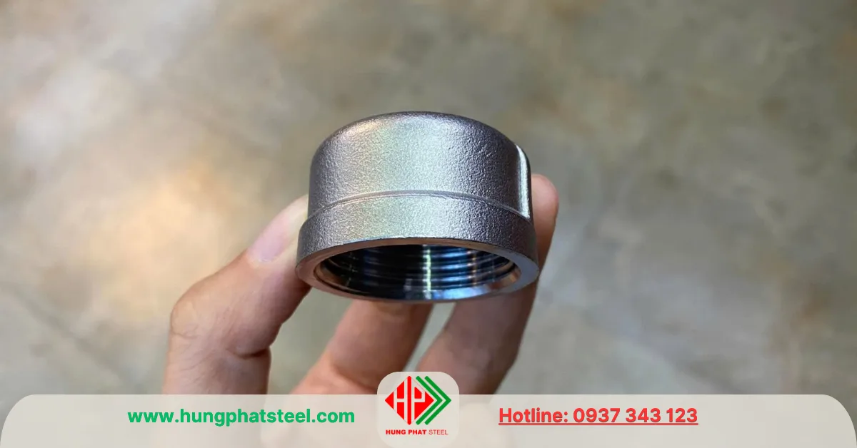 Nắp bịt ren INOX DN20 (D27)
