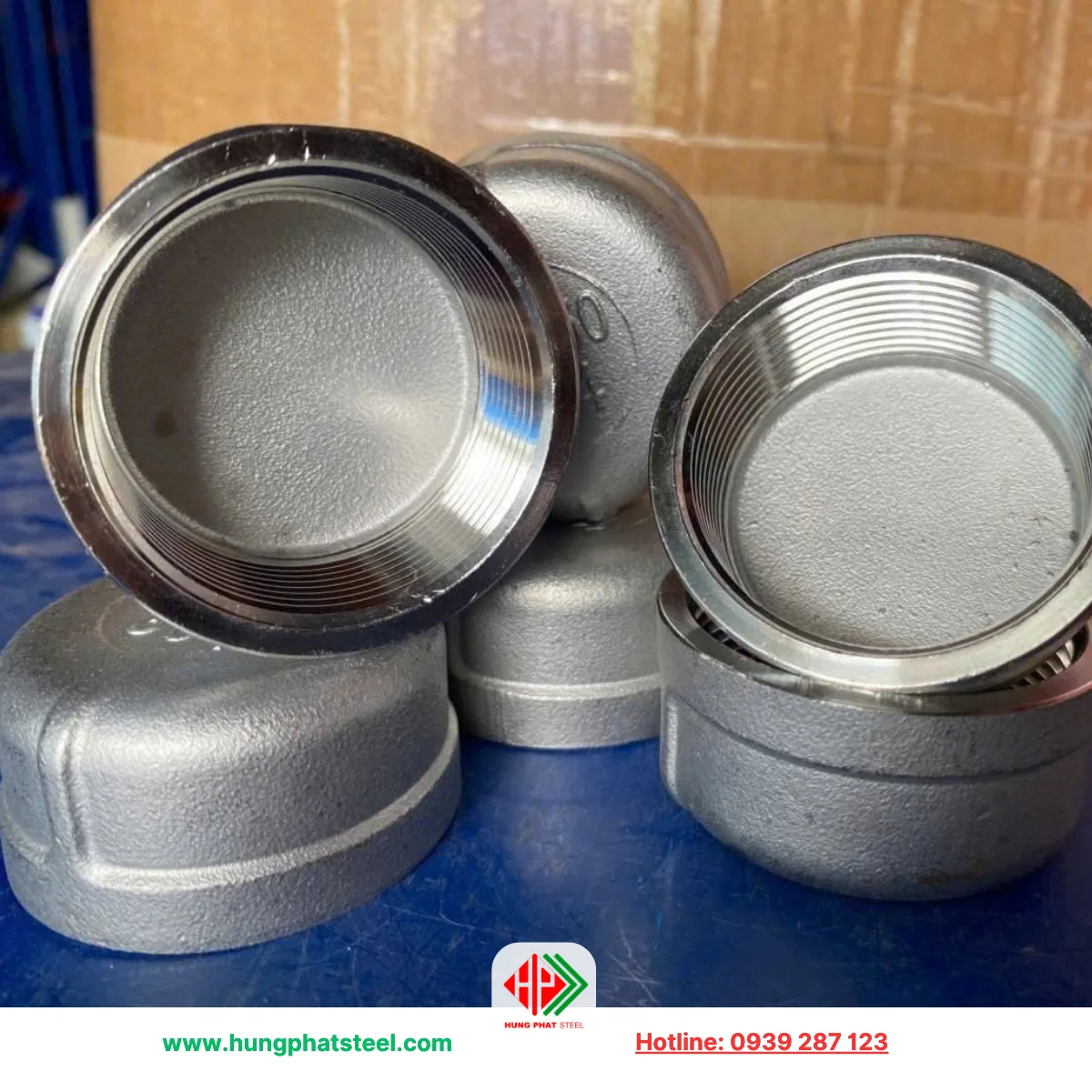 Nắp bịt ren INOX DN40 (D49)