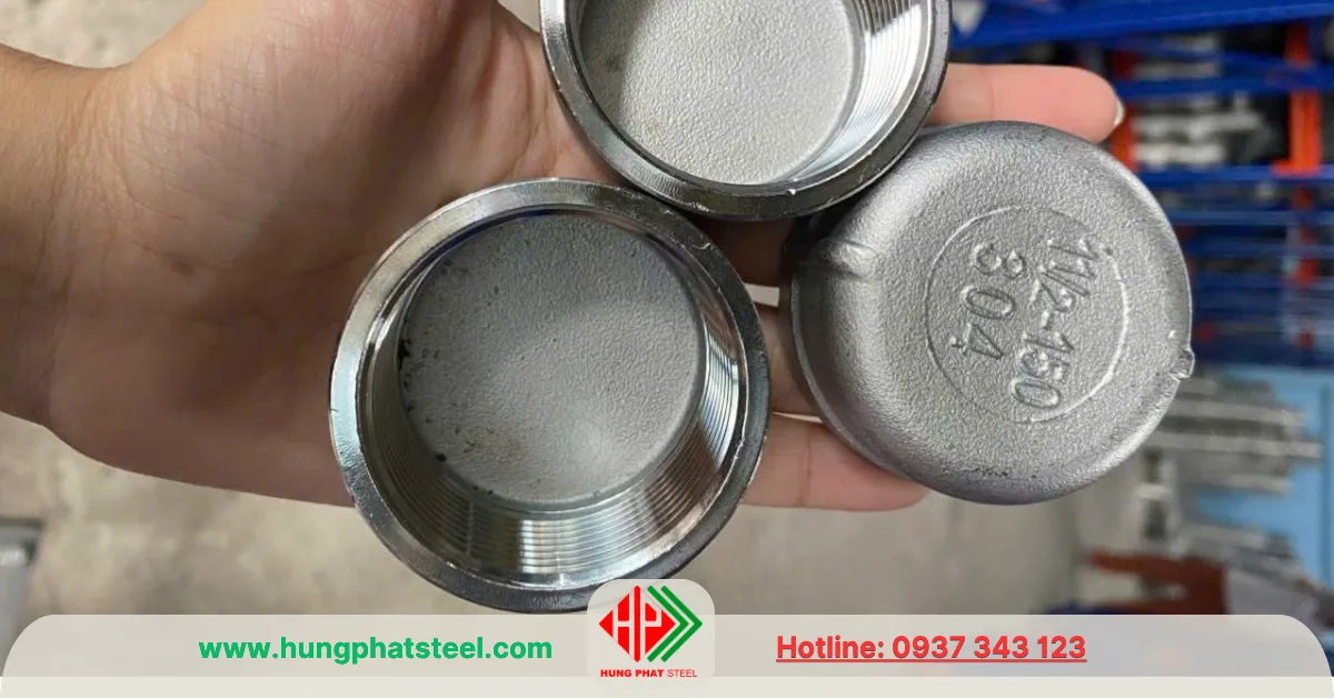 Nắp bịt ren INOX DN40 (D49)