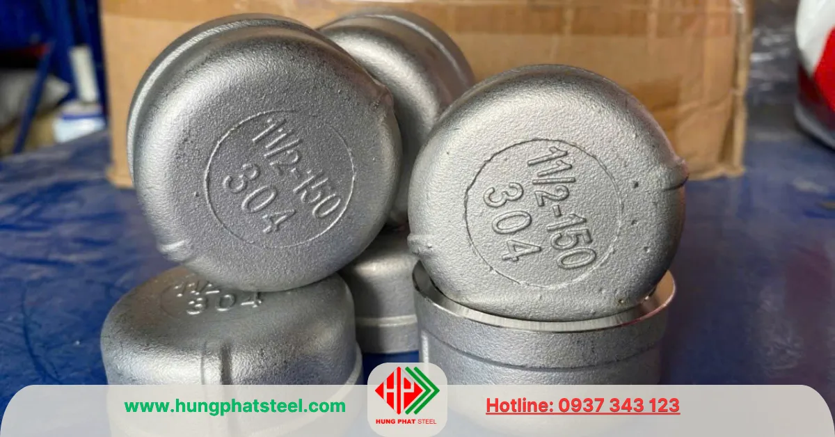 Nắp bịt ren INOX DN40 (D49)