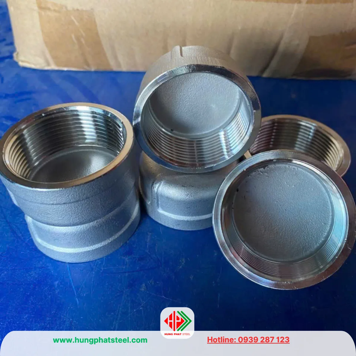 Nắp bịt ren INOX DN40 (D49)