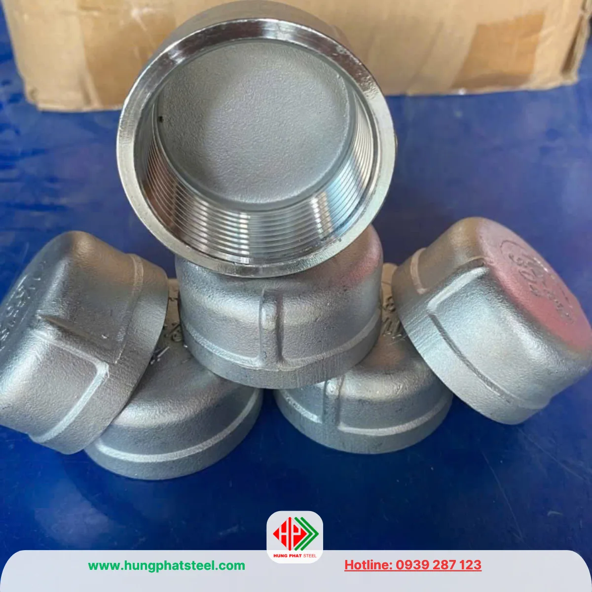 Nắp bịt ren INOX DN40 (D49)