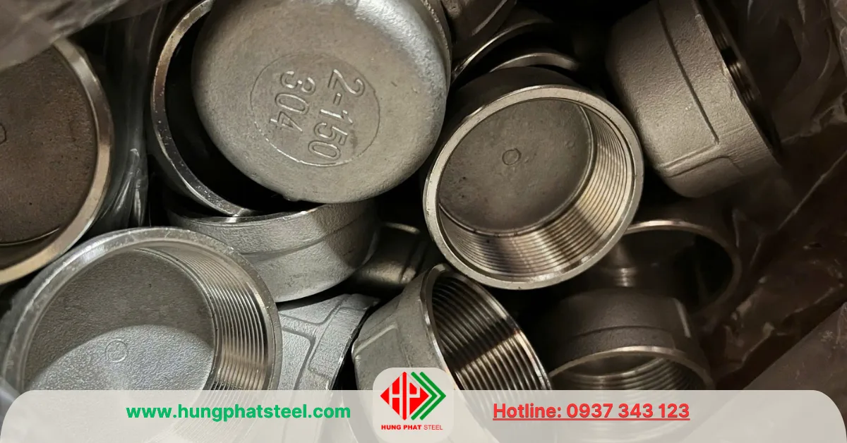 Nắp bịt ren INOX DN50 (D60)
