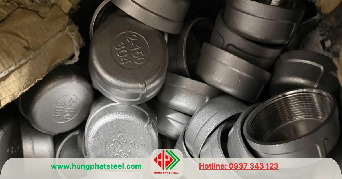 Nắp bịt ren INOX DN50 (D60)