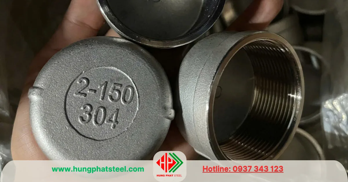Nắp bịt ren INOX DN50 (D60)