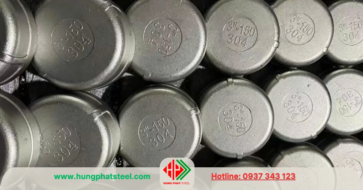 Nắp bịt ren INOX DN80 (D90)