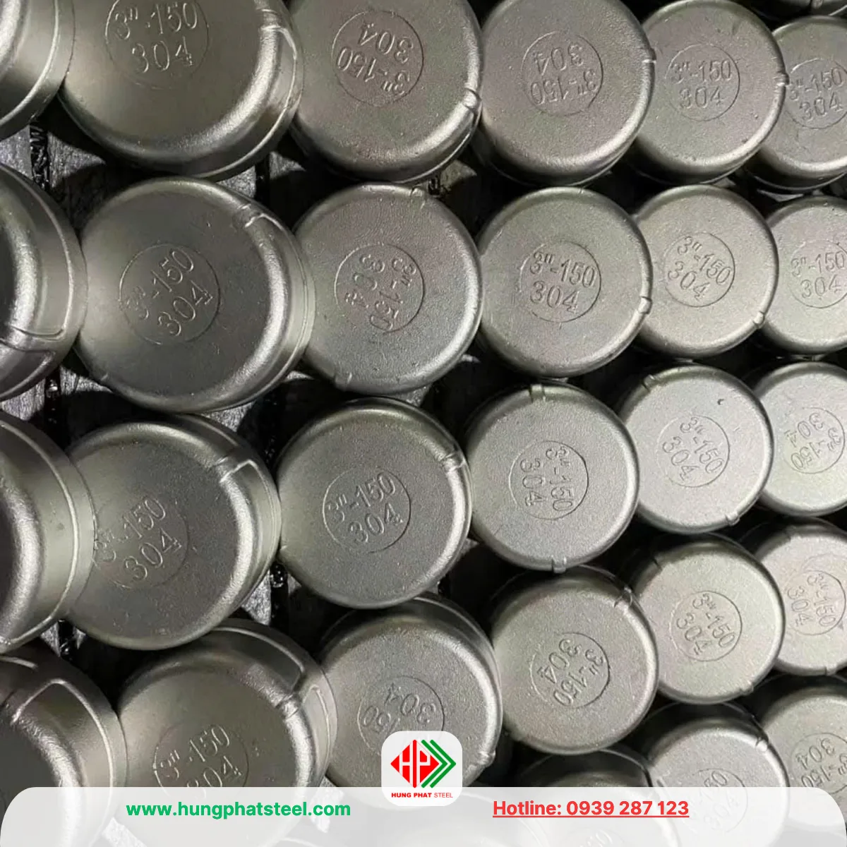 Nắp bịt ren INOX DN80 (D90)