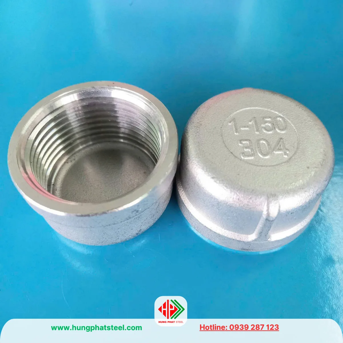 Nắp bịt ren inox DN25 (D34)