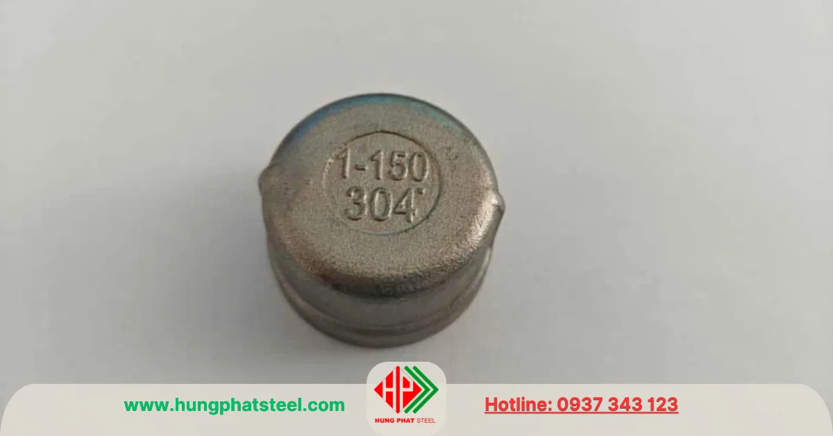Nắp bịt ren inox DN25 (D34)