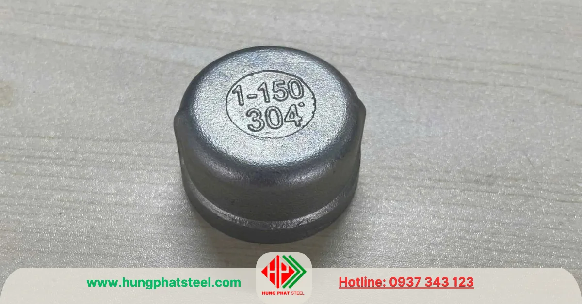 Nắp bịt ren inox DN25 (D34)