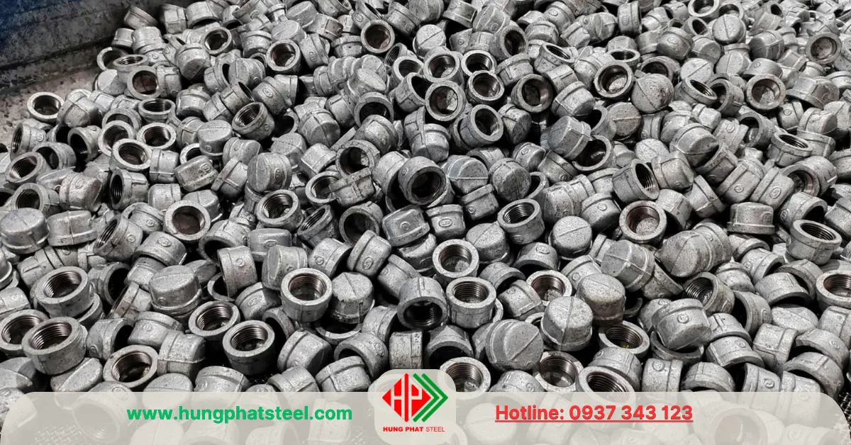 Nắp bịt ren mạ kẽm DN15 (D21)