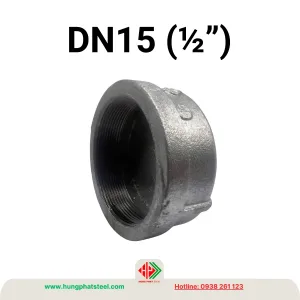 Nắp bịt ren mạ kẽm DN15 (D21)