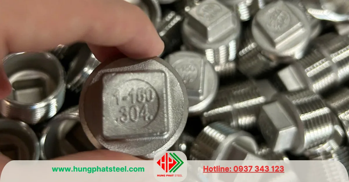 Nút Bịt Ren INOX DN25 (D34)