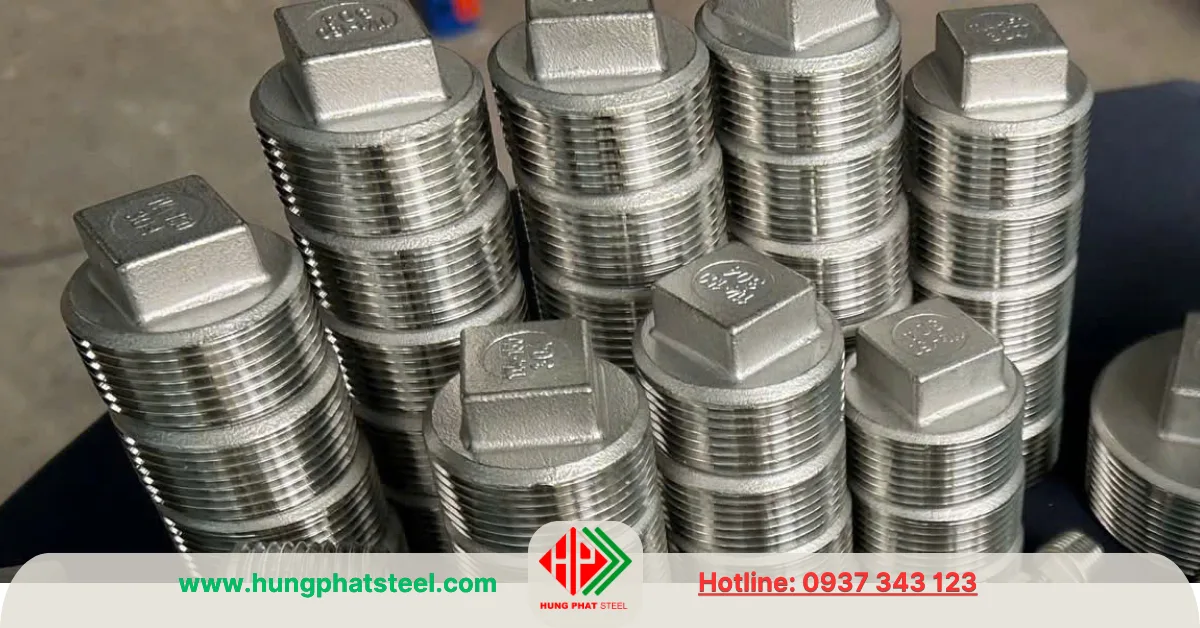 Nút Bịt Ren INOX DN32 (D42)
