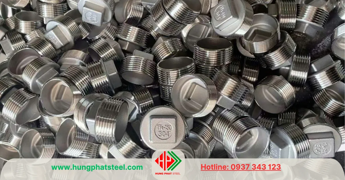 Nút Bịt Ren INOX DN32 (D42)