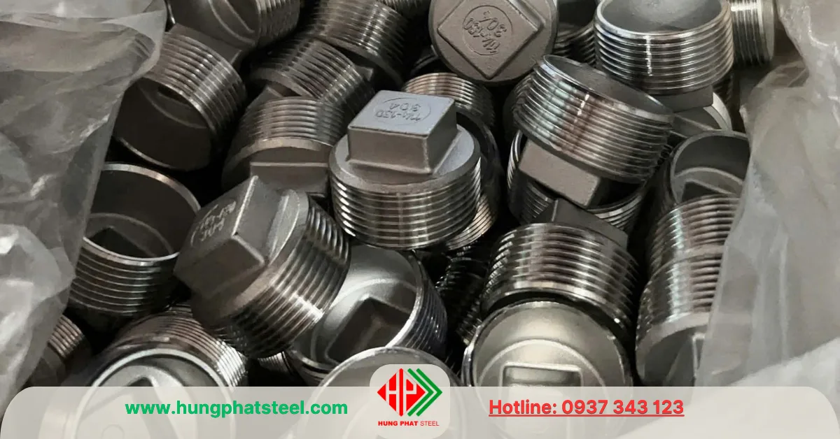 Nút Bịt Ren INOX DN32 (D42)