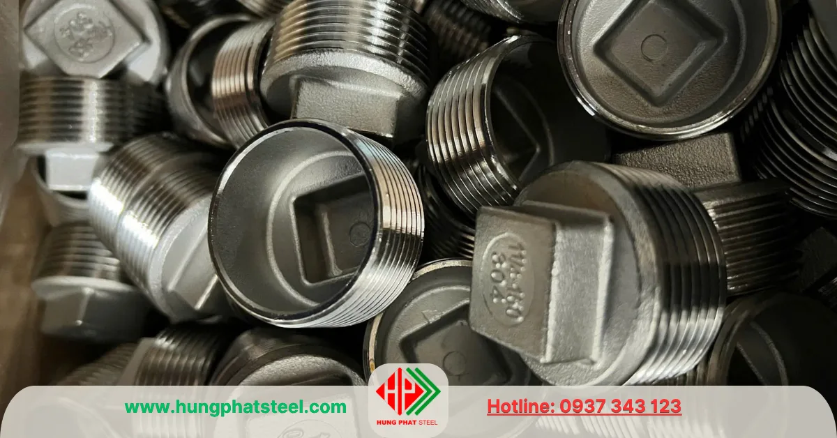 Nút Bịt Ren INOX DN32 (D42)