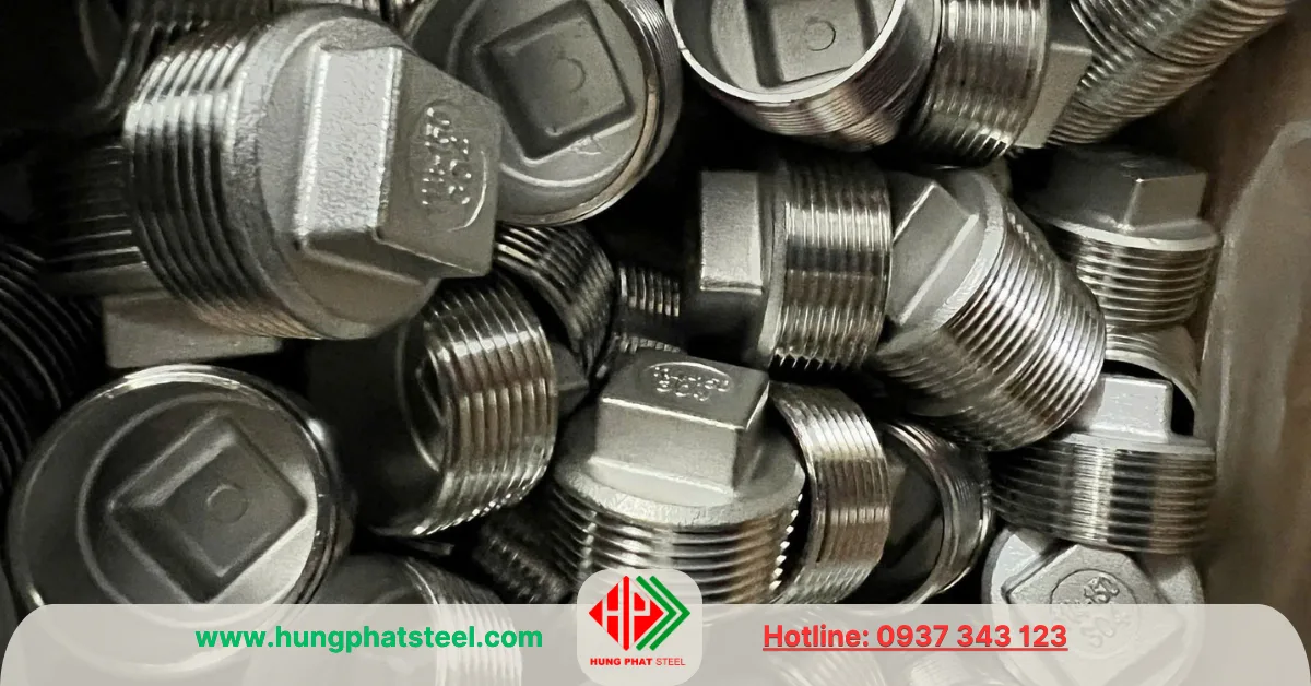 Nút Bịt Ren INOX DN32 (D42)