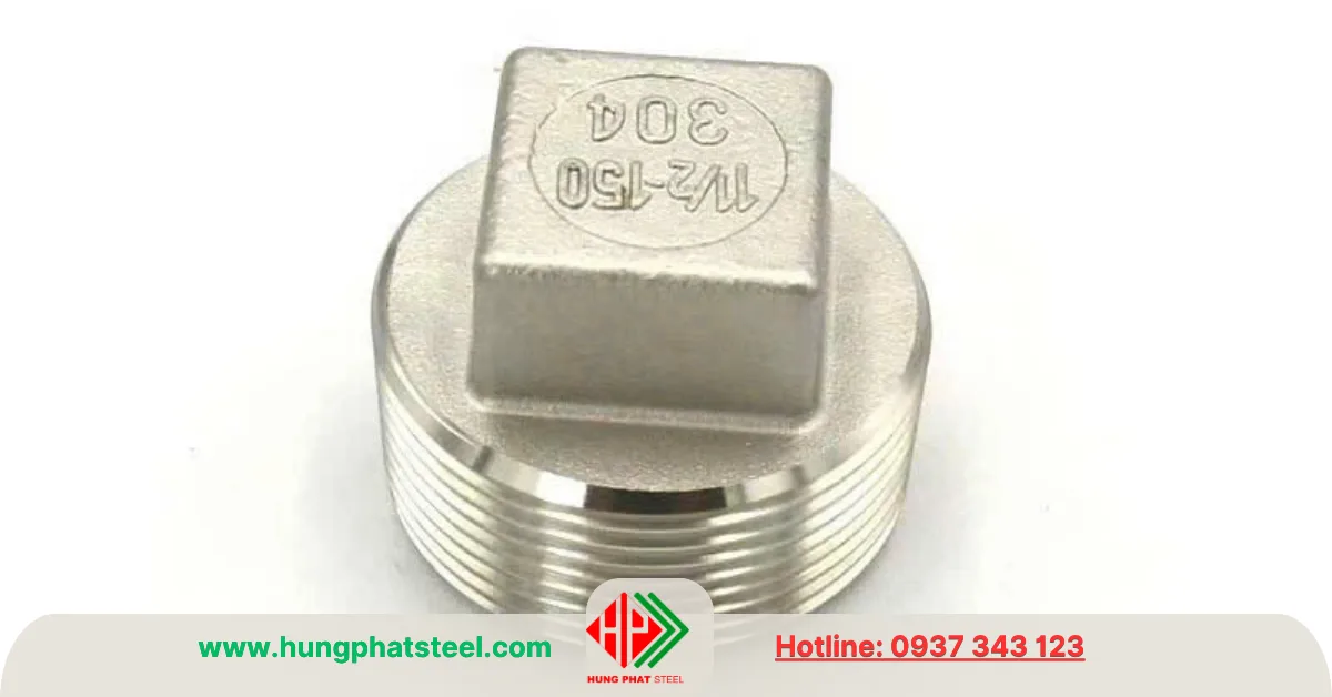 Nút Bịt Ren INOX DN40 (D49)