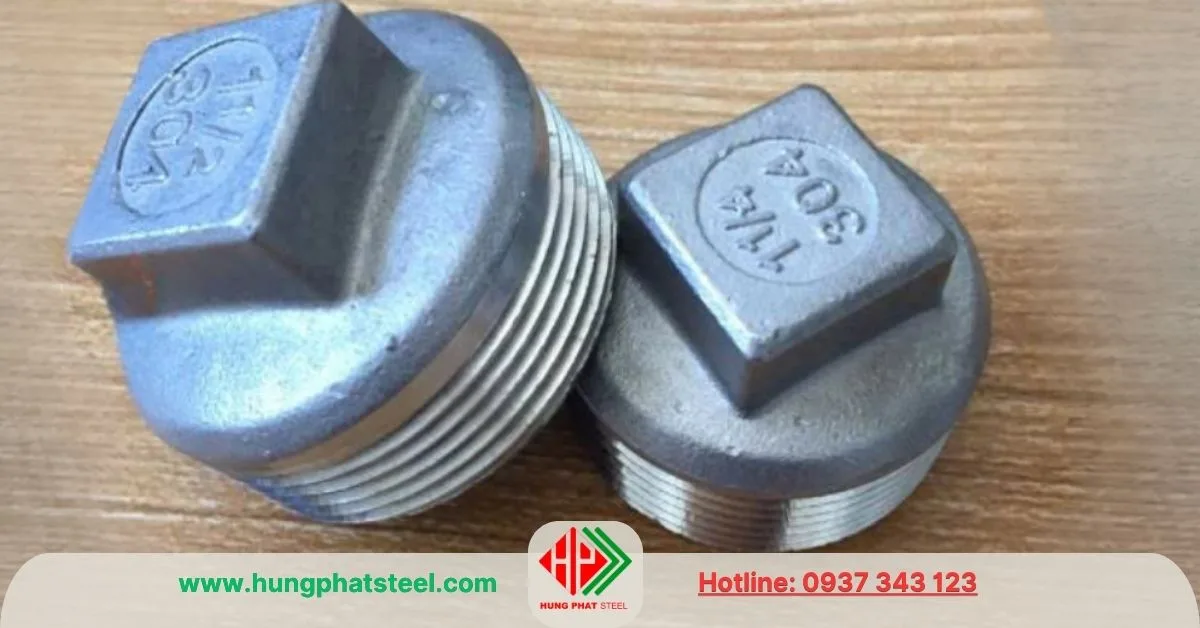 Nút Bịt Ren INOX DN40 (D49)