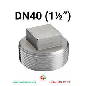Nút Bịt Ren INOX DN40 (D49)