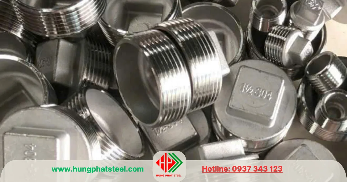 Nút Bịt Ren INOX DN40 (D49)