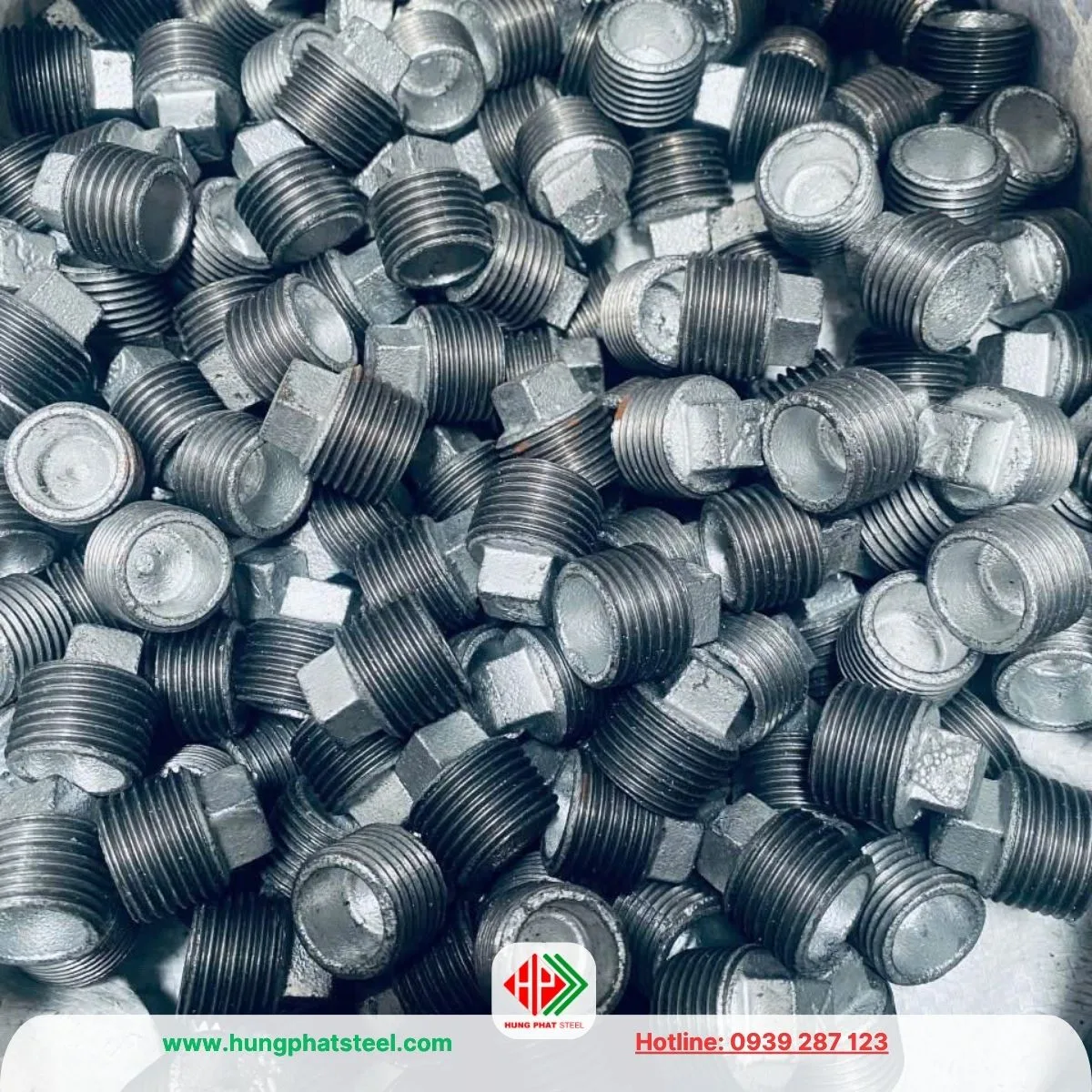 Nút Bịt Ren Mạ Kẽm DN15 (D21)