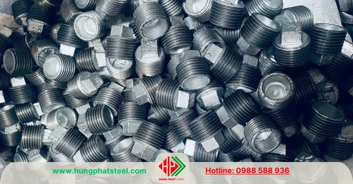 Nút Bịt Ren Mạ Kẽm DN15 (D21)