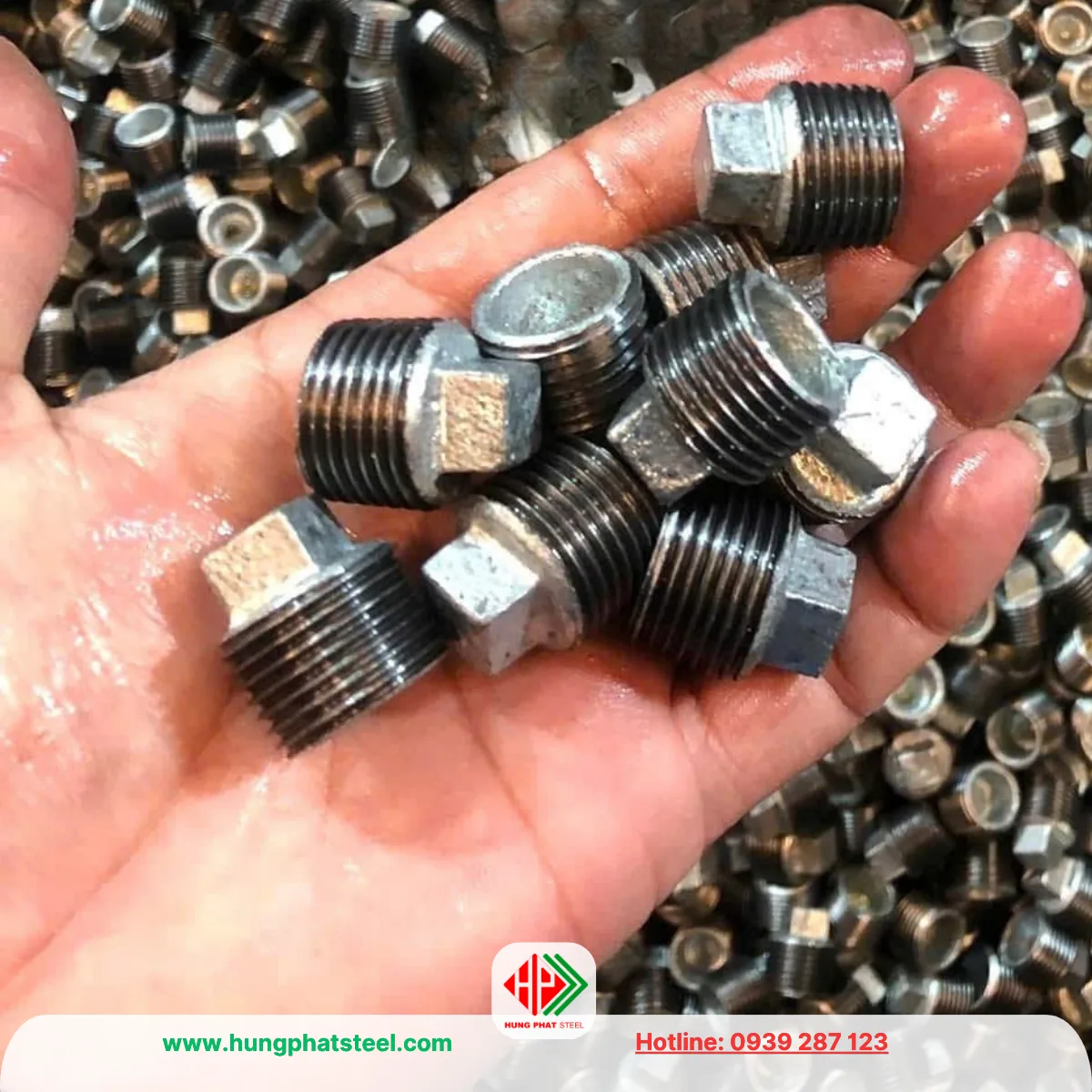 Nút Bịt Ren Mạ Kẽm DN15 (D21)