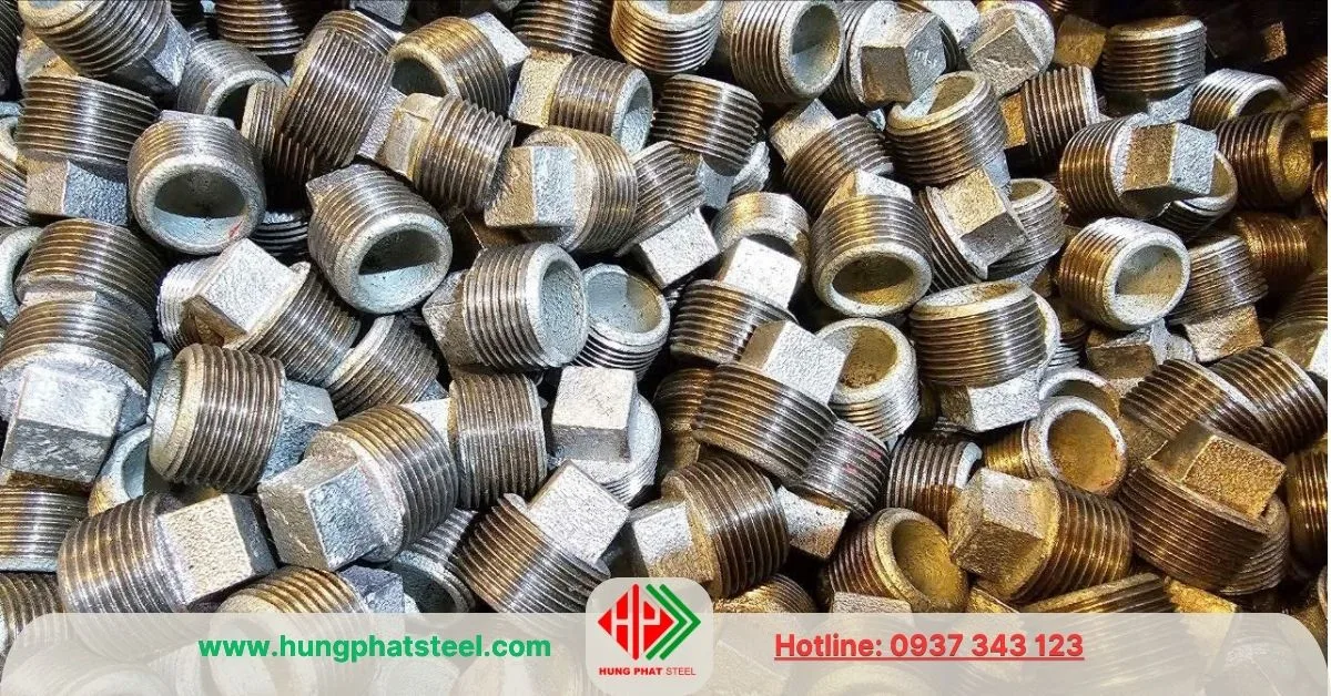 Nút Bịt Ren Mạ Kẽm DN20 (D27)