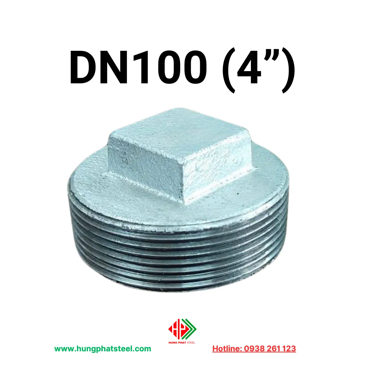 Nút bịt ren DN100 (D114)