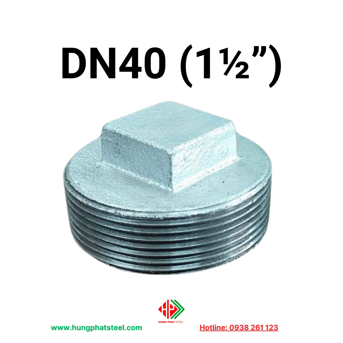 Nút bịt ren DN40 (D49)