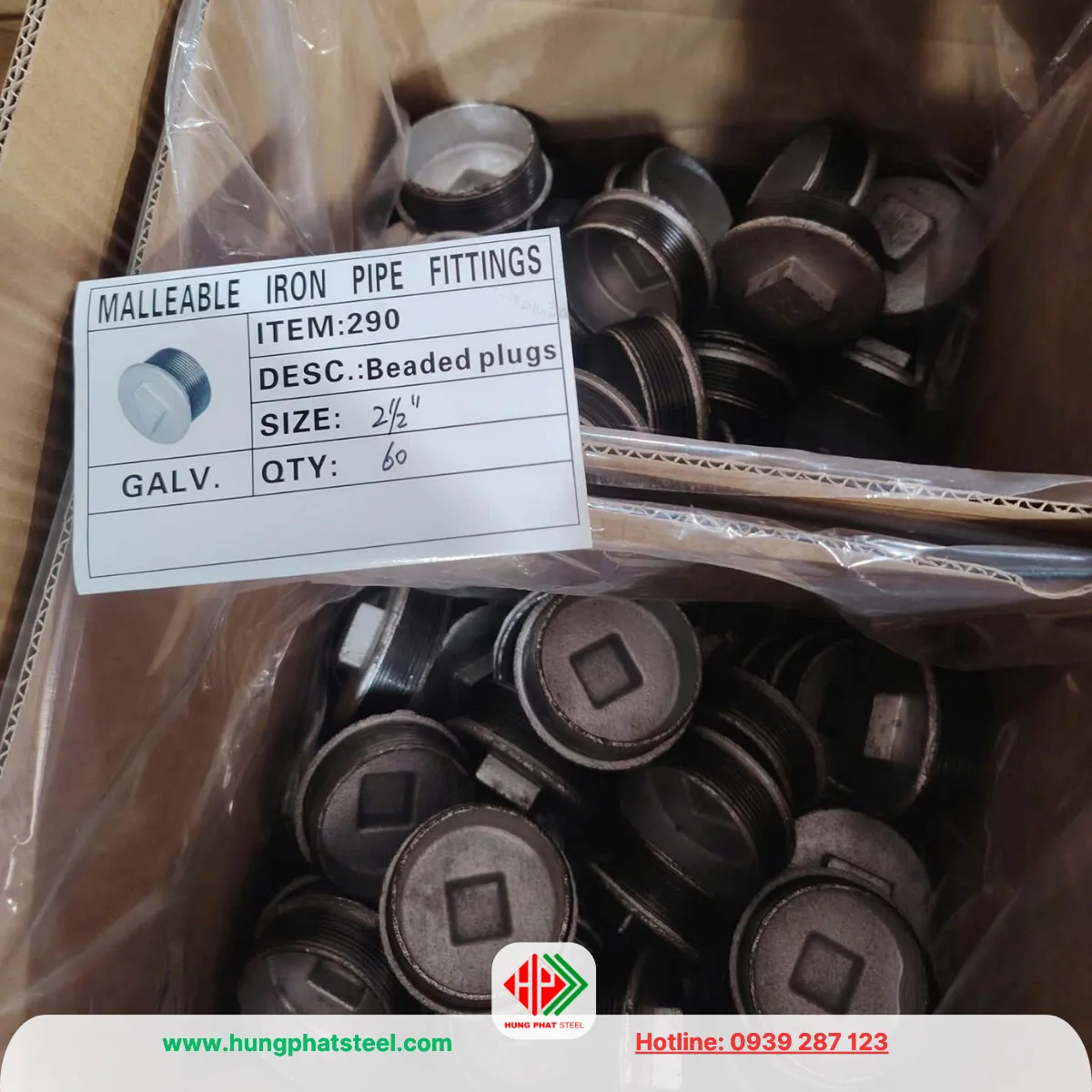 Nút bịt ren DN65