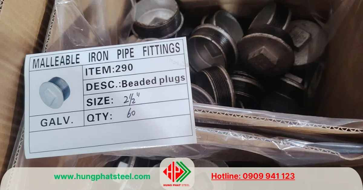 Nút bịt ren DN65
