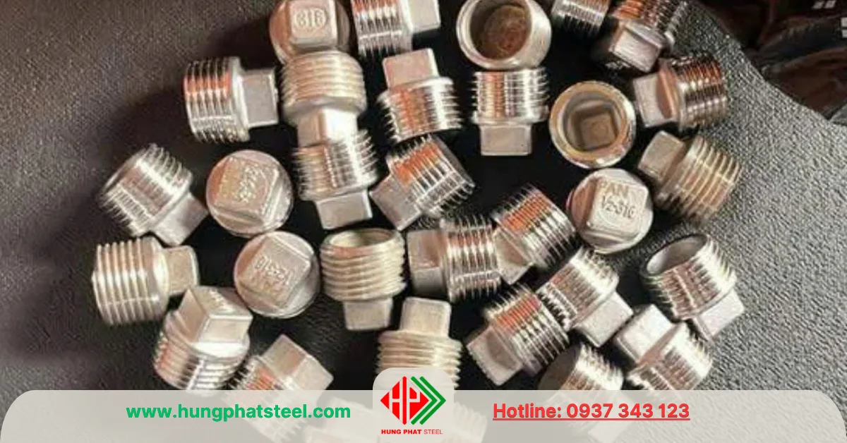 Nút bịt ren INOX DN15 (D21)