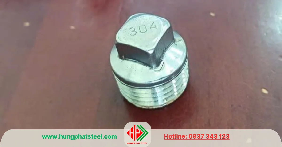 Nút bịt ren INOX DN15 (D21)