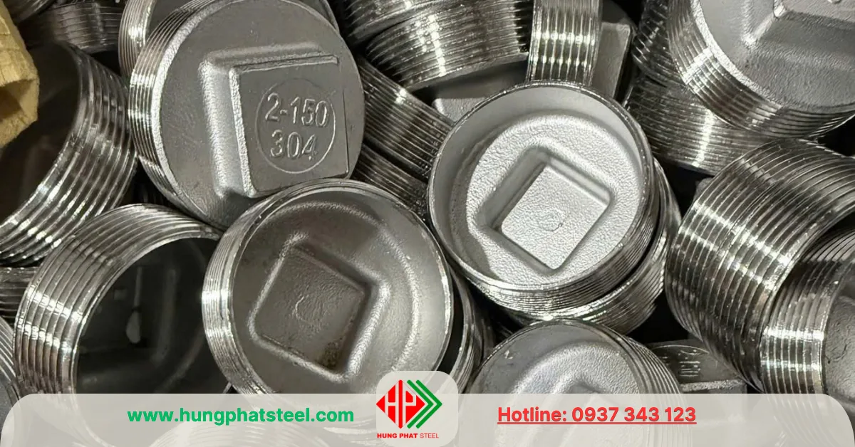 Nút bịt ren INOX DN50 (D60)