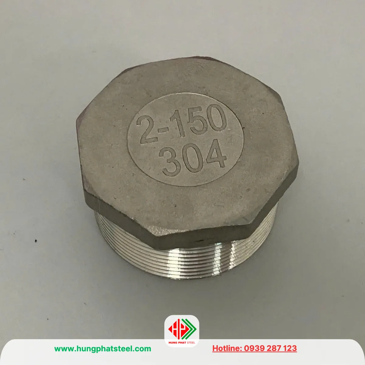 Nút bịt ren INOX DN50 (D60)