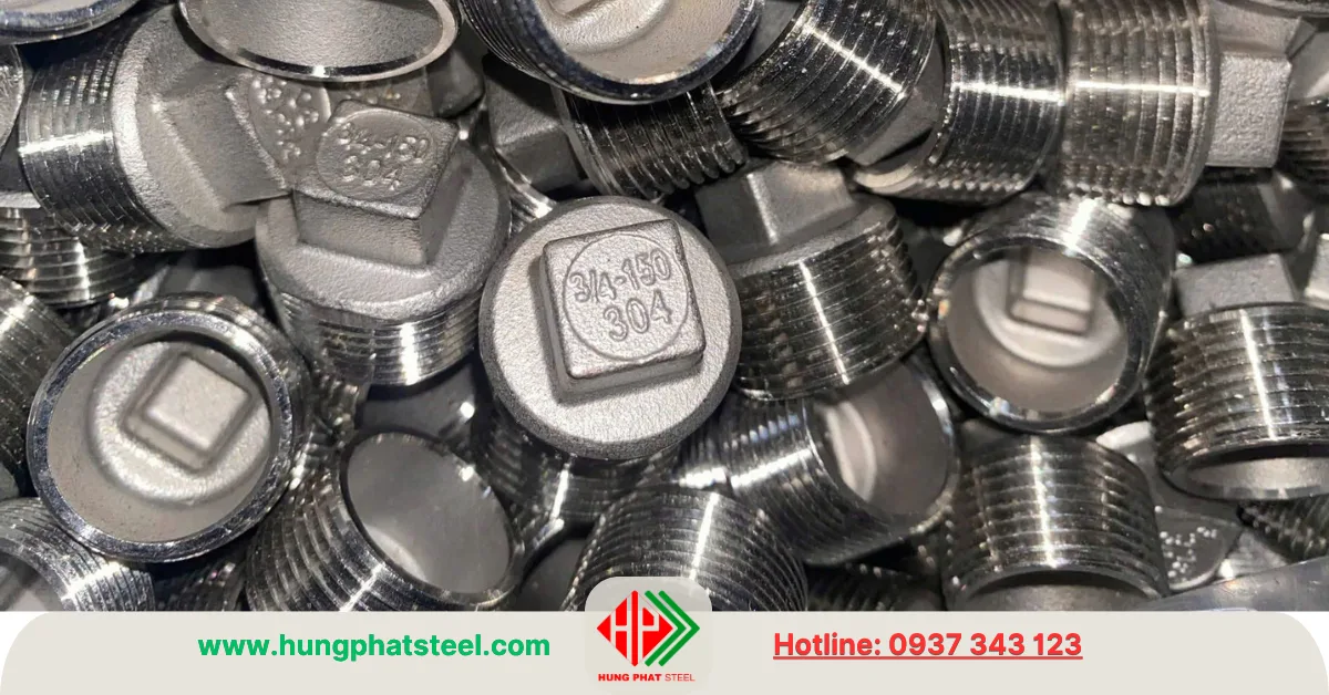 Nút bịt ren inox DN20 (D27)
