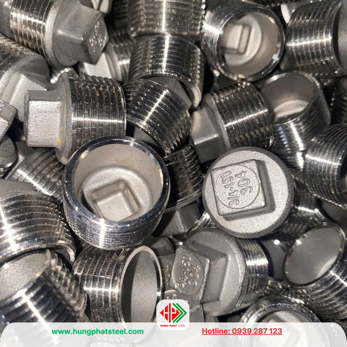 Nút bịt ren inox DN20 (D27)