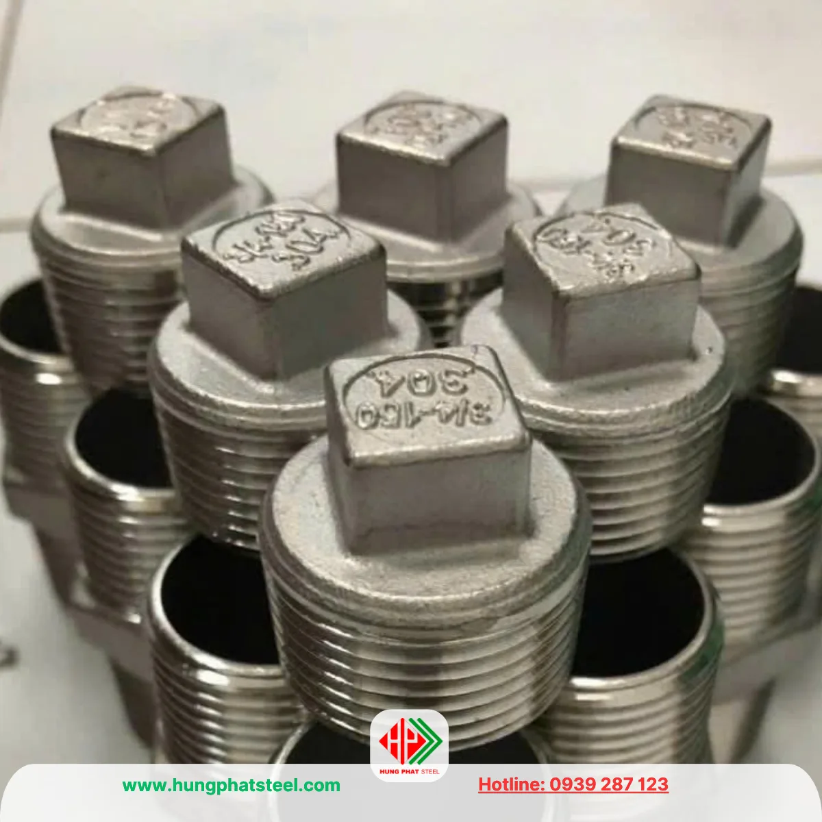 Nút bịt ren inox DN20 (D27)