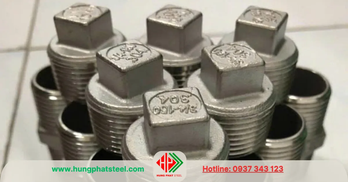 Nút bịt ren inox DN20 (D27)