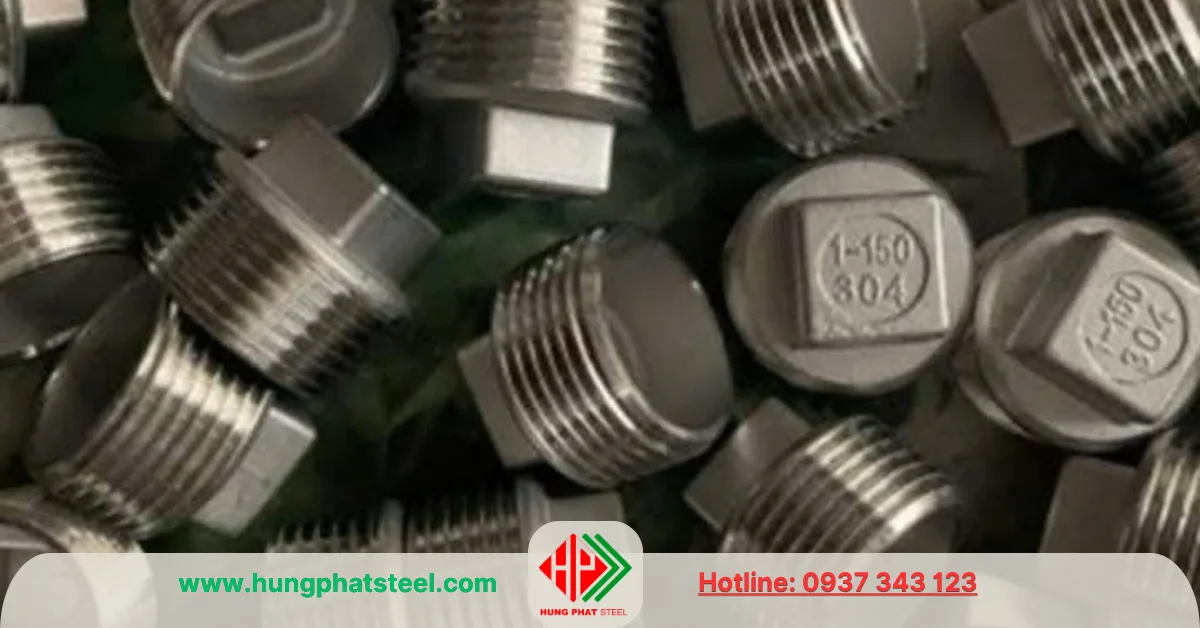 Nút bịt ren inox DN25 (D34)