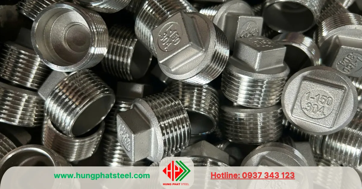 Nút bịt ren inox DN25 (D34)