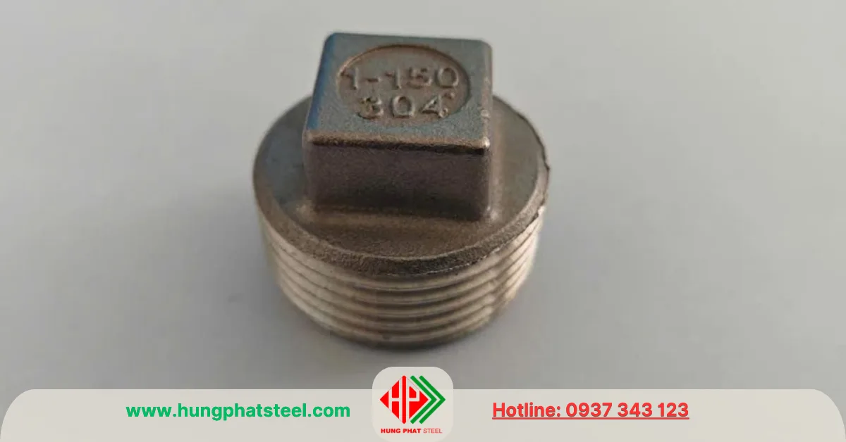Nút bịt ren inox DN25 (D34)