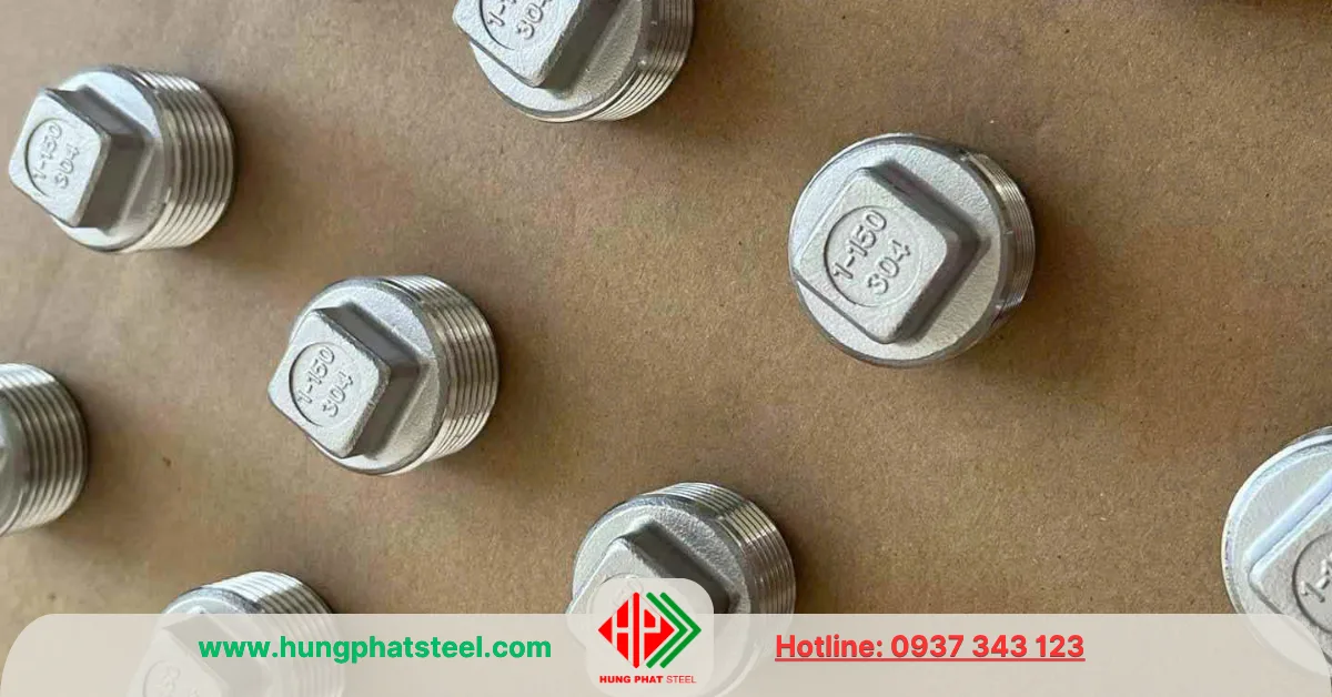 Nút bịt ren inox DN25 (D34)